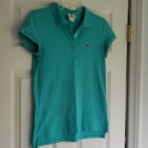 Classic Lacoste Polo in Teal